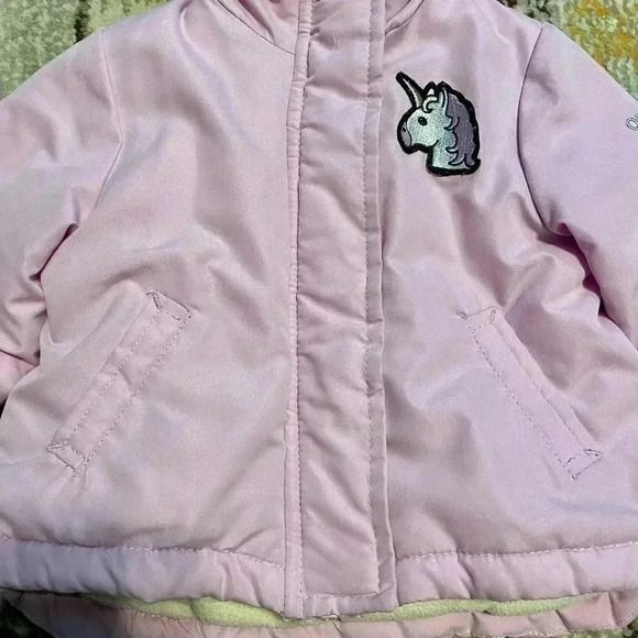 Oshkosh Purple Unicorn Coat - Picture 3 of 7